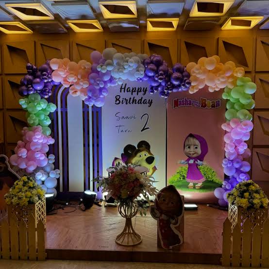 Masha and The Bear Premium Stage Decoration